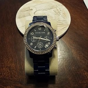 Michael Kors Blue Ceramic Ladies watch #MK-5655